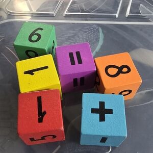 Vibrant Math Learning Blocks for Kids